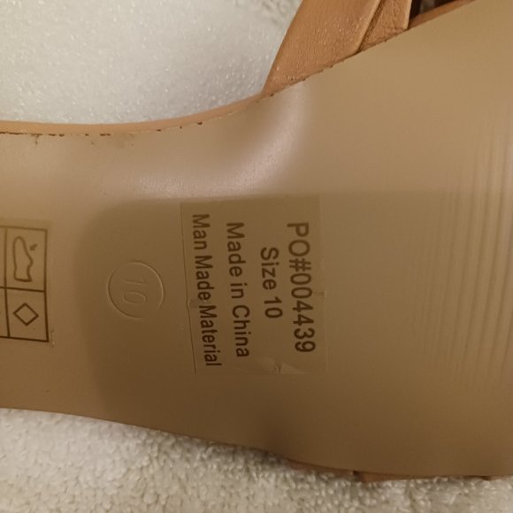 Journee Collection Brown Strap Sandal - Picture 2 of 7